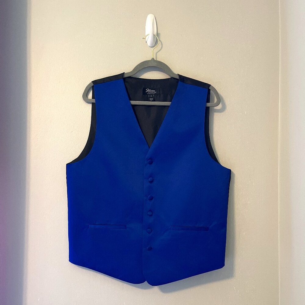 Cobalt Blue Steven Land Vest - Size M